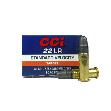 CCI Standard Velocity .22 Long Rifle 40 Gr. Lead Round Nose- Box of 50