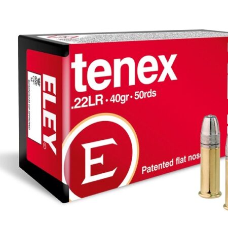 Eley Tenex .22 Long Rifle 40 Gr. Flat Nose- Box of 50