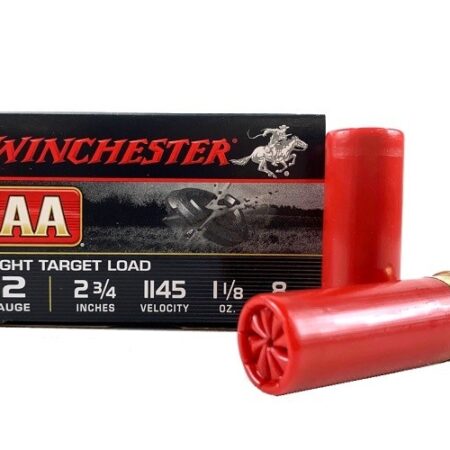 Winchester AA Light Target Load 12 Gauge 2-3/4" 1-1/8 oz #8 Shot- Box of 25