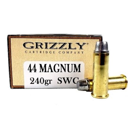 Grizzly .44 Magnum 240 Gr. Cowboy Action Semi-Wadcutter- Box of 50