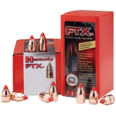 Hornady Bullets .30-30 Winchester (.308 Diameter) 160 Gr. LEVERevolution FTX- Box of 100- 30395