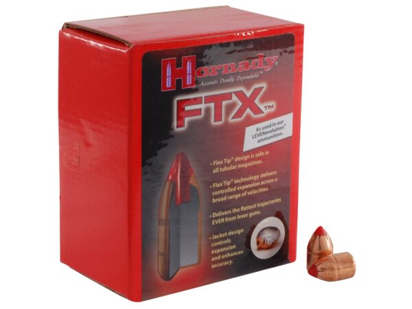 Hornady Bullets .45 Long Colt (.452 Diameter) 225 Gr. FTX- Box of 100- 45218