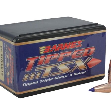 Barnes Bullets .323 Caliber / 8mm (.323 Diameter) 160 Gr. Tipped TSX Boat Tail- Lead-Free- Box of 50- 30400