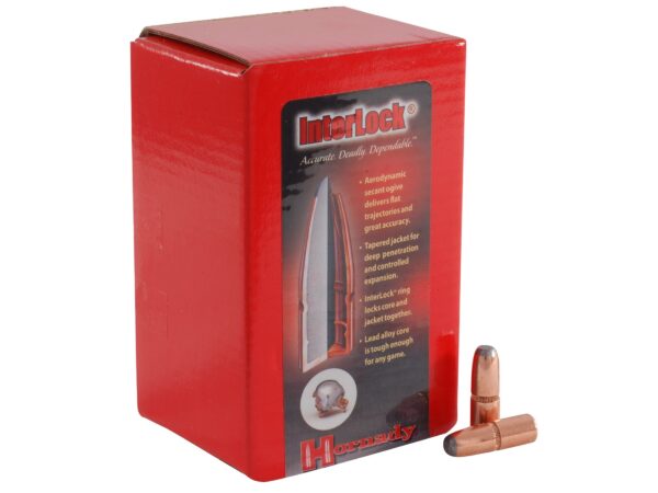 Hornady Bullets .30-30 Winchester (.308 Diameter) 170 Gr. InterLock Flat Nose- Box of 100- 3060