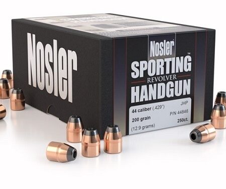 Nosler Bullets 41 Caliber (.410 Diameter) 210 Gr. Sporting Handgun Jacketed Hollow Point- Box of 100