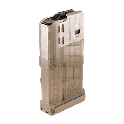 Lancer L7AWM SR-25 7.62X51 20-Round Magazine- Translucent Dark Earth- L720TDE