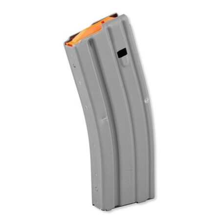 C Products Duramag AR-15 .223 Remington 30-Round with Anti-Tilt Follower- Aluminum- Gray- 3023002