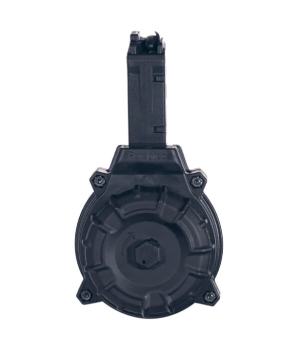 ProMag Sig Sauer MPX 9mm Luger 30-Round Drum Magazine- Polymer Black- DRM-A36