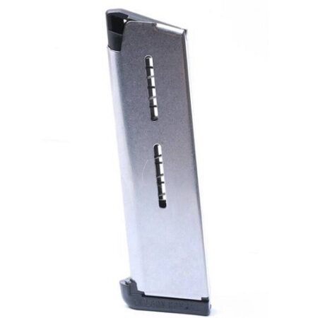 Wilson Combat 1911 .45 ACP 8-Round Full-Size Magazine with Low-Profile Base Pad- Stainless Steel