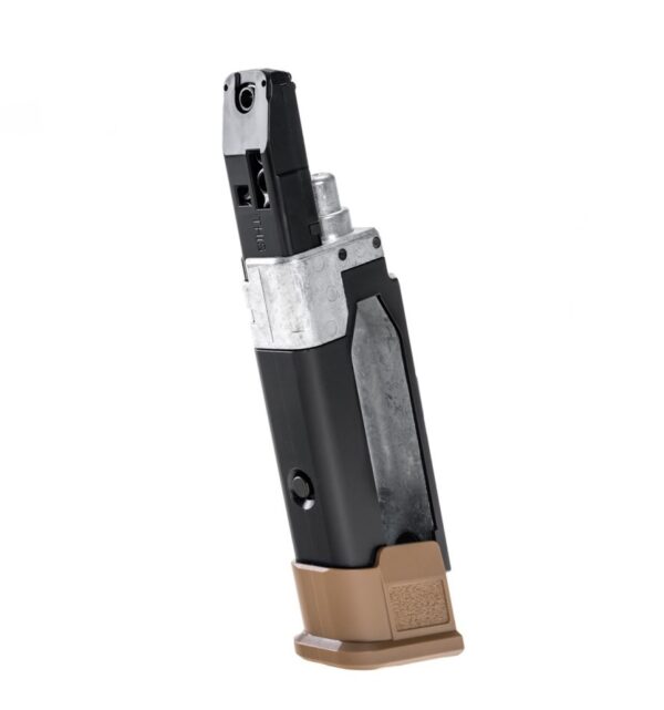 an image of the product SIG SAUER M17 .177 Cal 20-round Airgun Pellet Magazine, Co2 housing- Coyote - AMPC-177-M17C