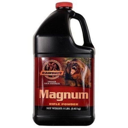 Ramshot Magnum Smokeless Powder- 8 Lbs. (HAZMAT Fee Required)- MAGNUM-8