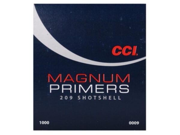 CCI Primers #209M Magnum Shotshell- Box of 1000 (HAZMAT Fee Required)- 9