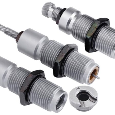 an image of the product Hornady American Series 9mm Luger Nitride 3-Die Reloading Set with Shell Holder- 486515