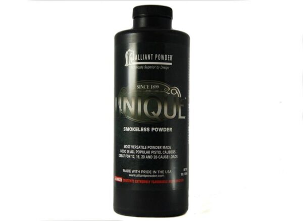 Alliant Unique Smokeless Powder- 1 Lb. (HAZMAT Fee Required)- UNIQUE1