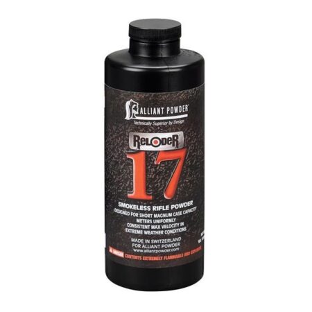 Alliant Reloder 17 Smokeless Powder- 1 Lb. (HAZMAT Fee Required)- ARE171