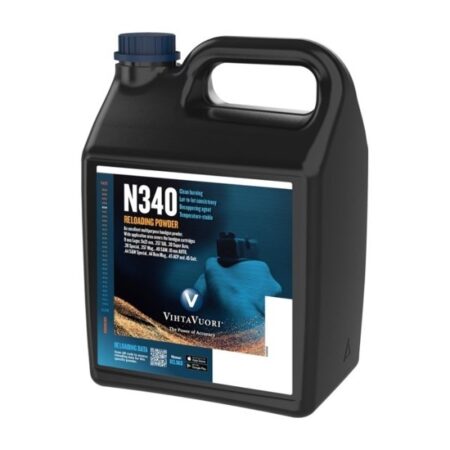 Vihtavuori N340 Smokeless Powder- 4 Lbs. (HAZMAT Fee Required)- VN3404