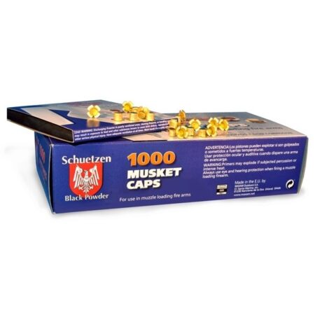 RIO Schuetzen Musket Caps 4-Wing- Case of 1000 (HAZMAT Fee Required)- SZMCB