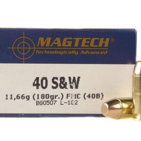 Magtech .40 S&W 180 Gr. Full Metal Jacket- Box of 50