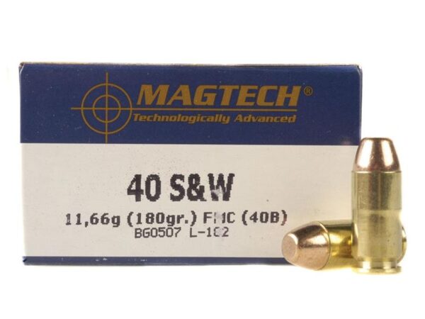 Magtech .40 S&W 180 Gr. Full Metal Jacket- Box of 50