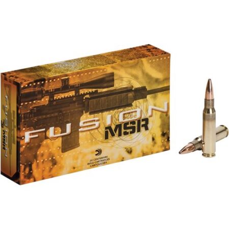 Federal Fusion Modern Sporting Rifle .308 Winchester 150 Gr. Spitzer Boat Tail- Box of 20