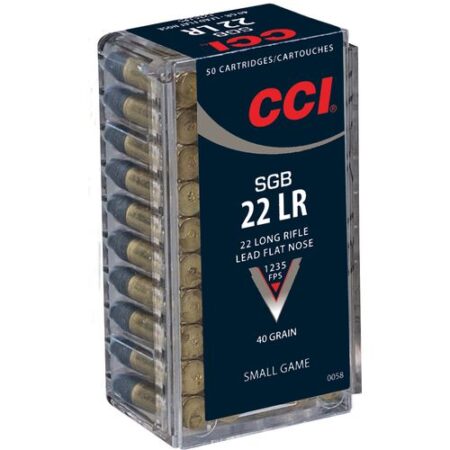 CCI SGB .22 Long Rifle 40 Gr. Lead Flat Nose- Box of 50