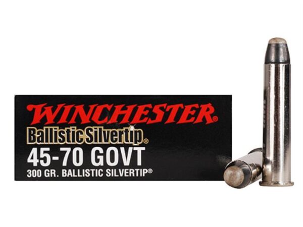 Winchester Supreme .45-70 Government 300 Gr. Ballistic Silvertip- Box of 20