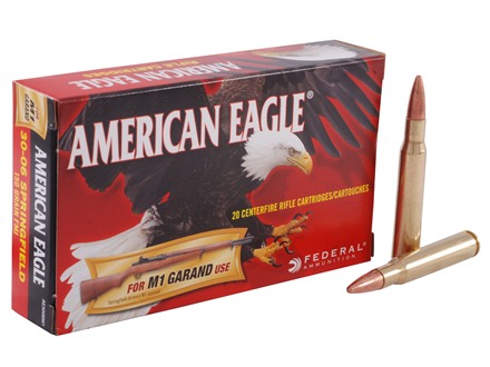 Federal American Eagle .30-06 Springfield (M1 Garand) 150 Gr. FMJ- Box of 20