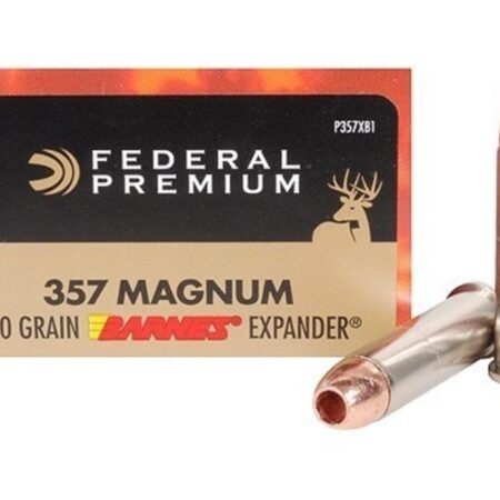 Federal Premium Vital-Shok .357 Magnum 140 Gr. Barnes Expander- Lead-Free- Box of 20