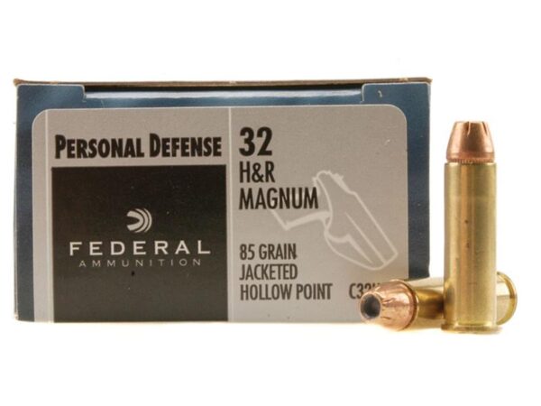 Federal Personal Defense .32 H&R Magnum 85 Gr. Jacketed Hollow Point- Box of 20
