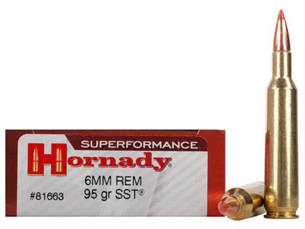 Hornady SUPERFORMANCE 6mm Remington 95 Gr. SST- Box of 20