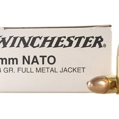 Winchester NATO 9mm Luger 124 Gr. Full Metal Jacket- Box of 50