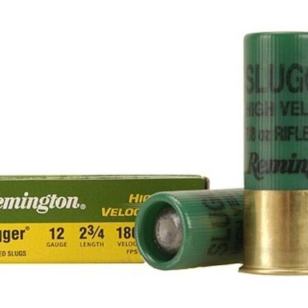 Remington Slugger 12 Gauge 2-3/4" 7/8 oz High Velocity Rifled Slug- Box of 5