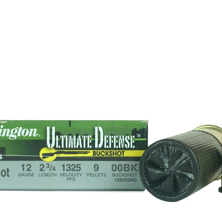 Remington Ultimate Defense 12 Gauge 2-3/4" 00 Buckshot 9 Pellets- Box of 5