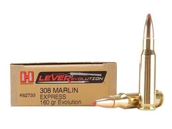 Hornady LEVERevolution .308 Marlin Express 160 Gr. FTX- Box of 20