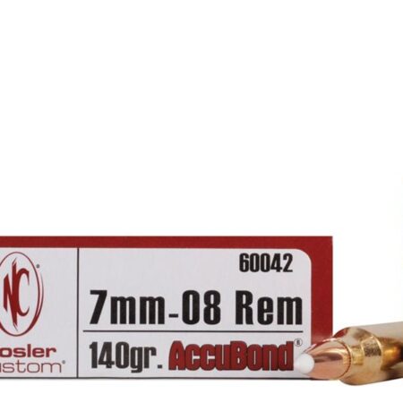 Nosler Trophy Grade 7mm-08 Remington 140 Gr. AccuBond- Box of 20