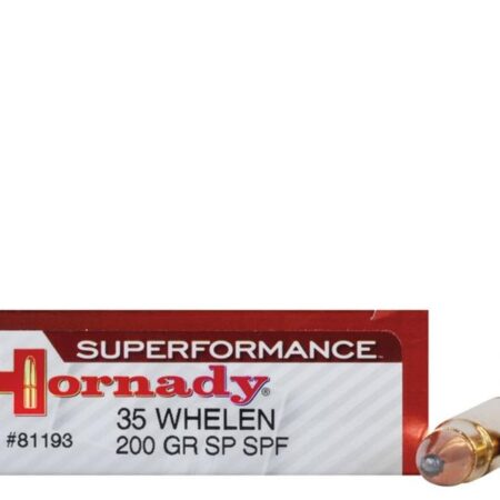 Hornady SUPERFORMANCE .35 Whelen 200 Gr. Soft Point- Box of 20