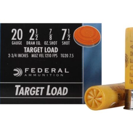 Federal Top Gun 20 Gauge 2-3/4" 7/8 oz #7.5 Shot- Box of 25