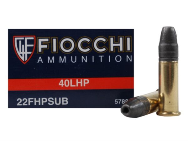 Fiocchi Shooting Dynamics .22 Long Rifle 40 Gr. Subsonic Hollow Point- Box of 500