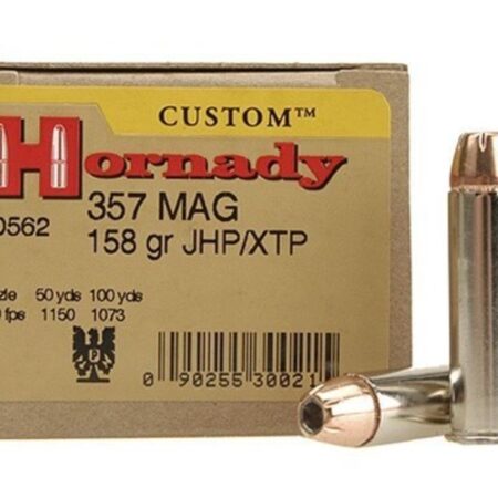 Hornady Custom .357 Magnum 158 Gr. XTP Jacketed Hollow Point- Box of 25