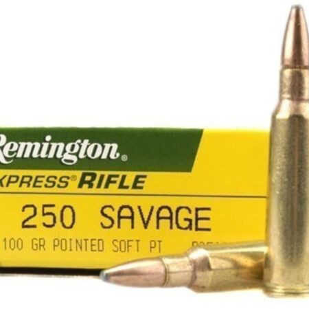 Remington Express .250 Savage 100 Gr. Pointed Soft Point- Box of 20