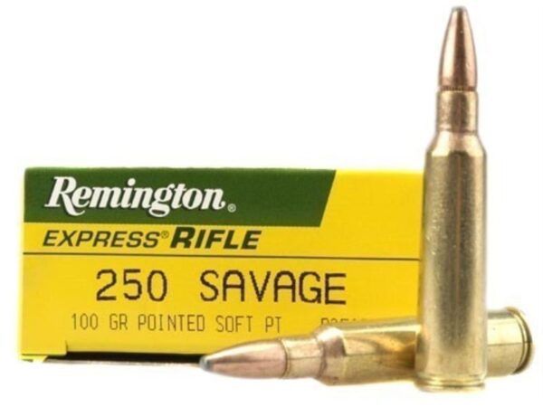 Remington Express .250 Savage 100 Gr. Pointed Soft Point- Box of 20