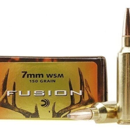 Federal Fusion 7mm Winchester Short Magnum (WSM) 150 Gr. Spitzer Boat Tail- Box of 20