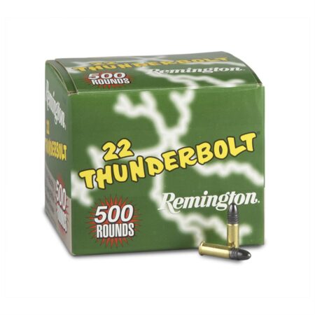 Remington Thunderbolt .22 Long Rifle 40 Gr. Lead Round Nose- Box of 500