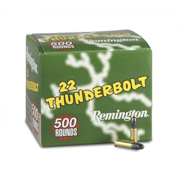 Remington Thunderbolt .22 Long Rifle 40 Gr. Lead Round Nose- Box of 500