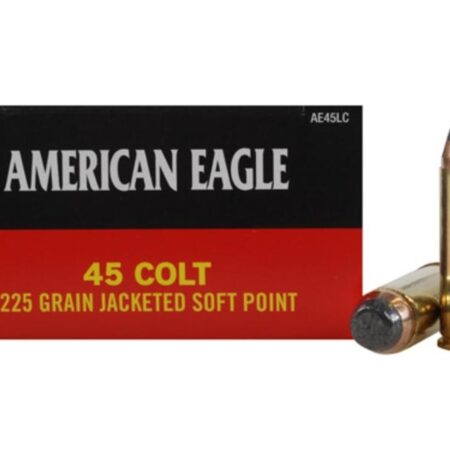 Federal American Eagle .45 Colt (Long Colt) 225 Gr. Jacketed Soft Point- Box of 50