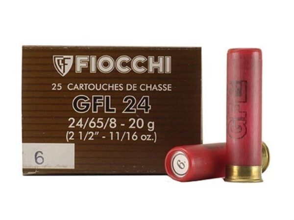 Fiocchi Field Load 24 Gauge 2-1/2" 11/16 oz #6 Shot- Box of 25