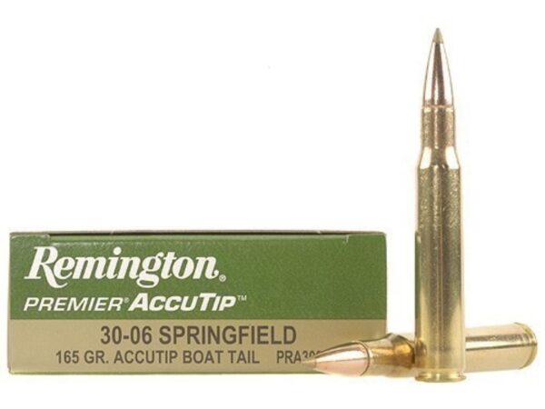 Remington Premier .30-06 Springfield 165 Gr. AccuTip Boat Tail- Box of 20