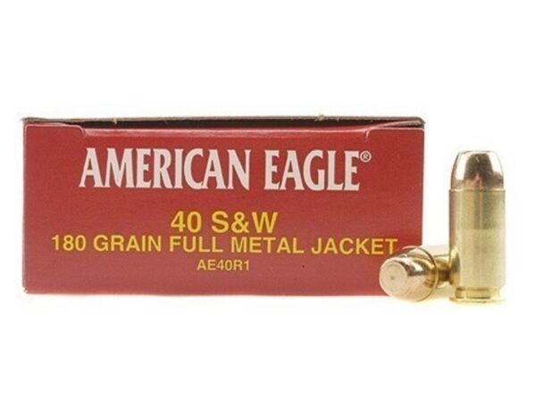 Federal American Eagle .40 S&W 180 Gr. Full Metal Jacket- Box of 50