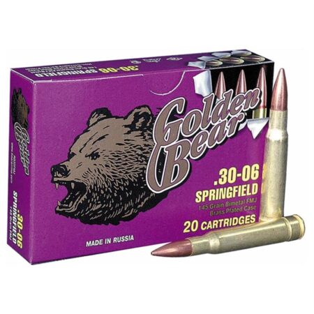 Golden Bear .30-06 145 Gr. FMJ (Bi-Metal)- Box of 20