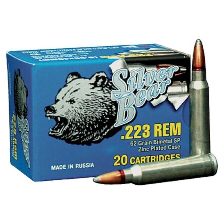 Silver Bear .223 Remington 62 Gr. SP (Bi-Metal)- Box of 20